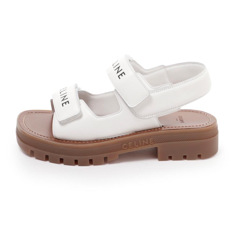 CELINE（セリーヌ） サンダル CELINE LEO ホワイト レディース 34566