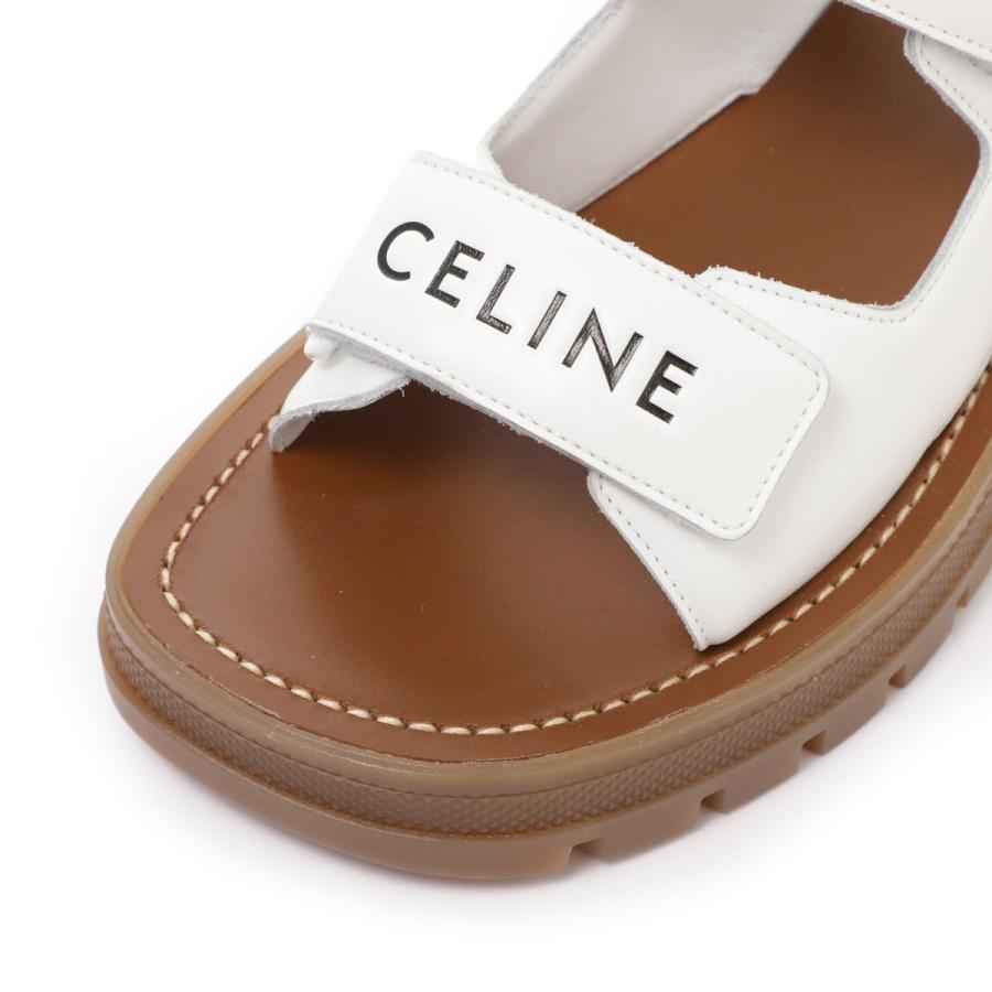 CELINE セリーヌ サンダル LEO ホワイト レディース 34566-3338c-01oa 