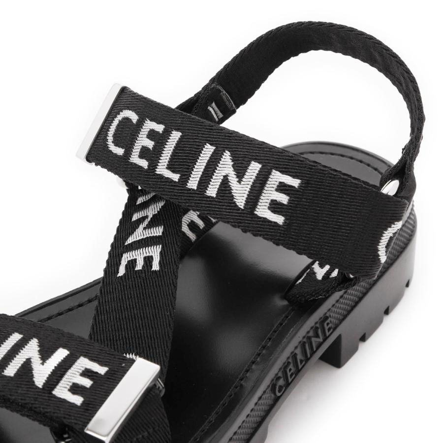 セリーヌ CELINE サンダル レオ ストラッピーサンダル 大きいサイズあり ブラック メンズ 34674-2208c-38aw｜mb-y｜07