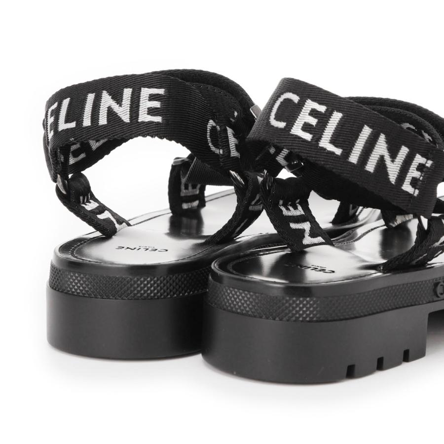 セリーヌ CELINE サンダル レオ ストラッピーサンダル 大きいサイズあり ブラック メンズ 34674-2208c-38aw