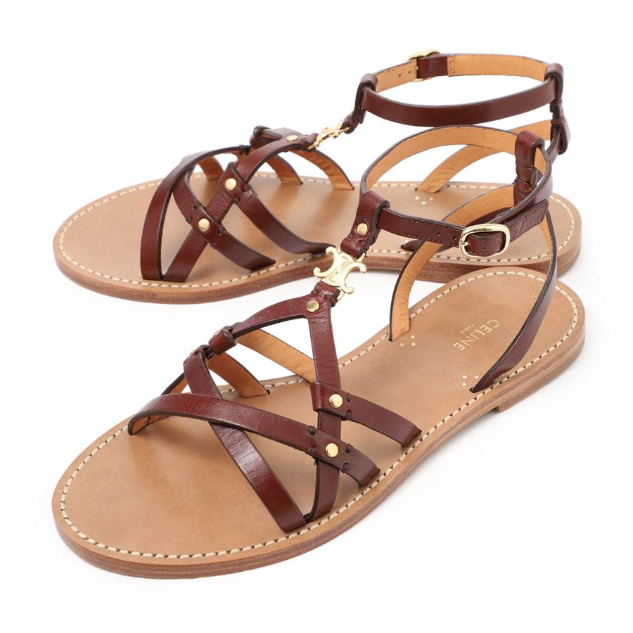 CELINE（セリーヌ） サンダル TAILLAT 大きいサイズあり ブラウン