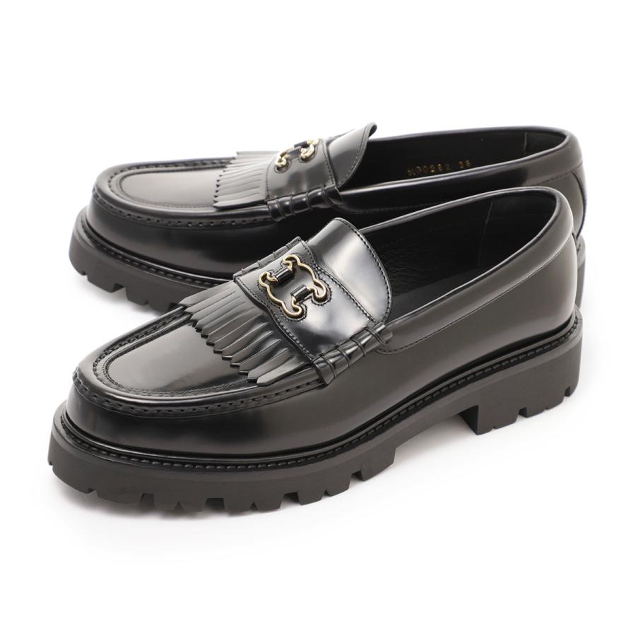 CELINE セリーヌ ローファー MARGARET POLISHED BULL ブラック