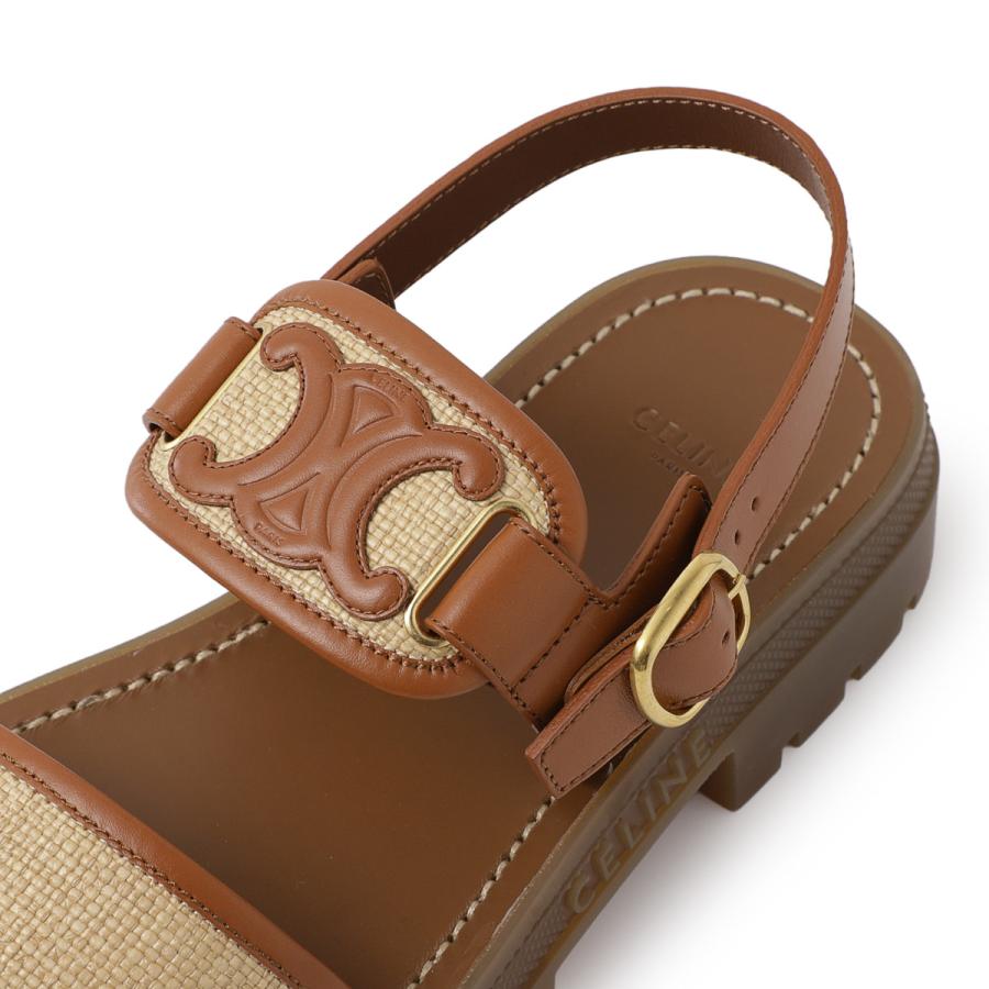 CELINE フラットサンダル ブラウン 楽天市場】セリーヌ CELINE サンダル 靴 シューズ レザー