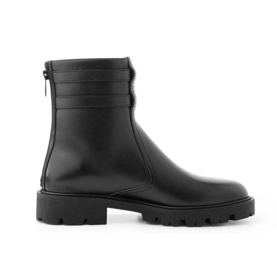 CELINE セリーヌ アンクルブーツ MARGARET DOUBLE BUCKLE ZIPPED BOOT 