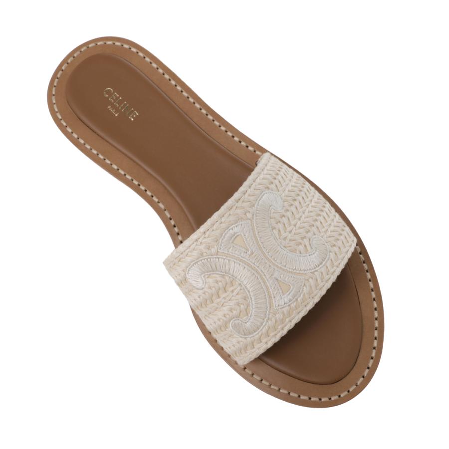 【CELINE】人気商品セール！トリオンフ ミュール 15 CELINE セリーヌ フラットミュール TRIOMPHE MULE 15 大きい