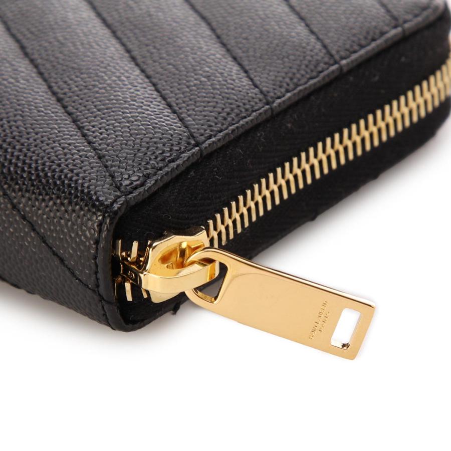 SAINT LAURENT サンローラン ラウンドファスナー 長財布 小銭入れ付き