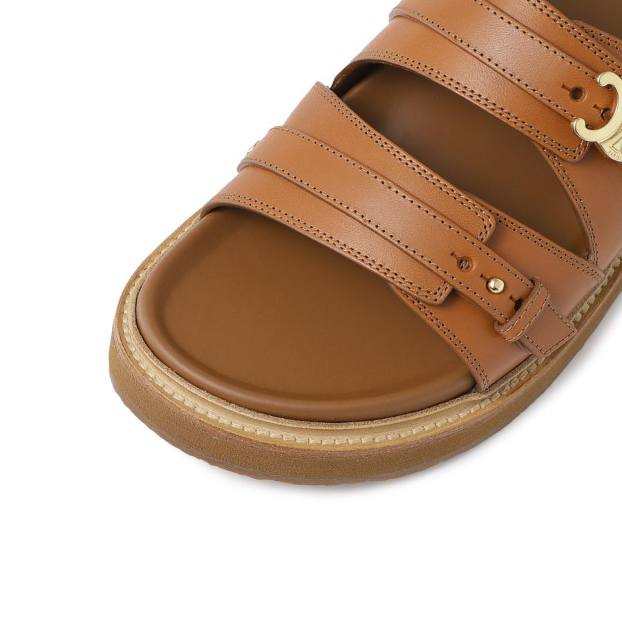 新作☆【CELINE】ティッピ サンダル CELINE セリーヌ サンダル TIPPI TRIOMPHE WEDGE SANDAL 30