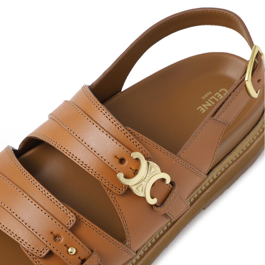 新作☆【CELINE】ティッピ サンダル CELINE セリーヌ サンダル TIPPI TRIOMPHE WEDGE SANDAL 30
