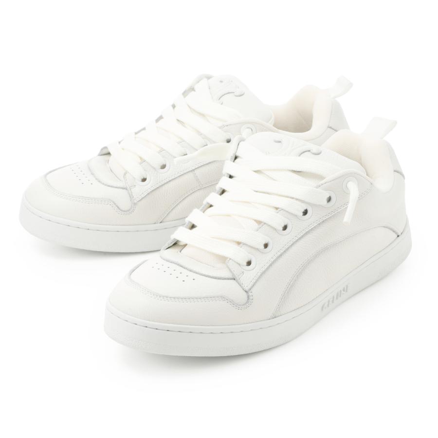 セリーヌ CELINE スニーカー HUNTINGTON LOW LACE-UP SNEAKER 大きいサイズあり ホワイト メンズ 36101-5089c-01opの画像