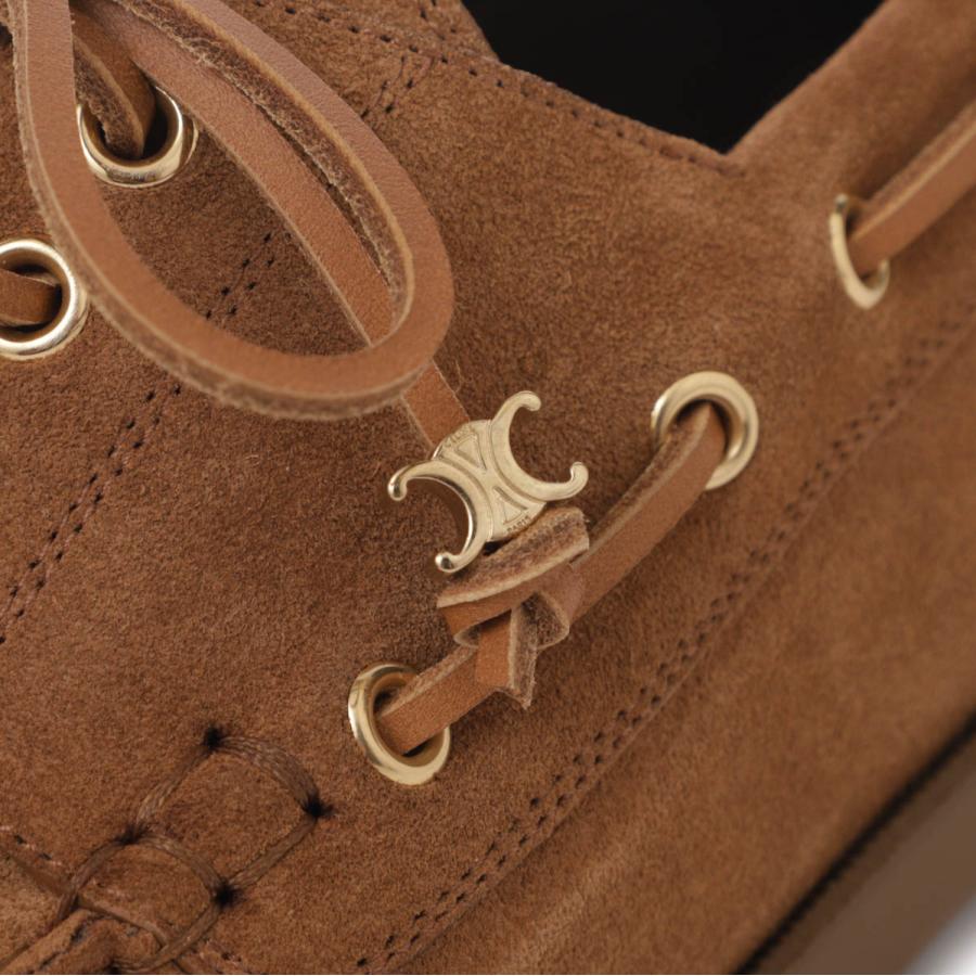 セリーヌ CELINE デッキシューズ BOAT SHOE 15 ボートシューズ 大きいサイズあり ブラウン メンズ 36358-5122c-19dtの画像