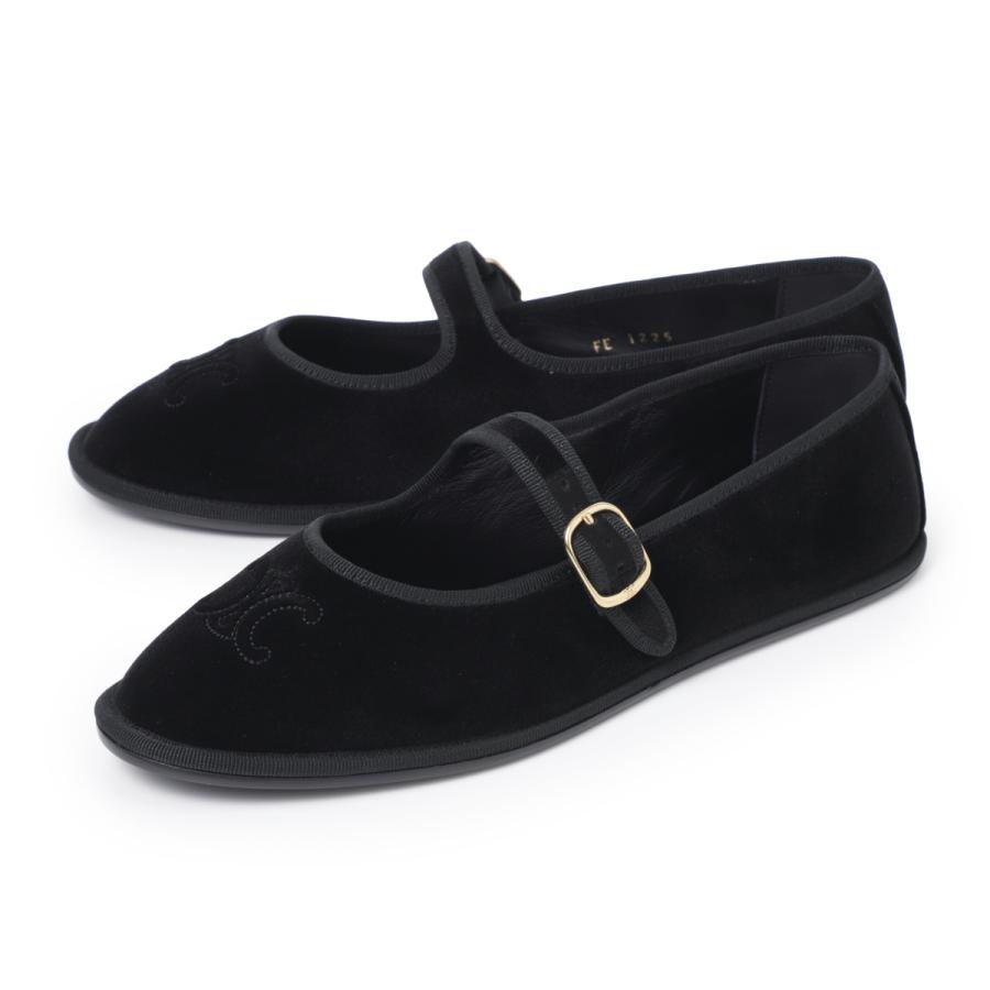 CELINE（セリーヌ） バレエシューズ VELVETY MARY JANE BALLERINA 05