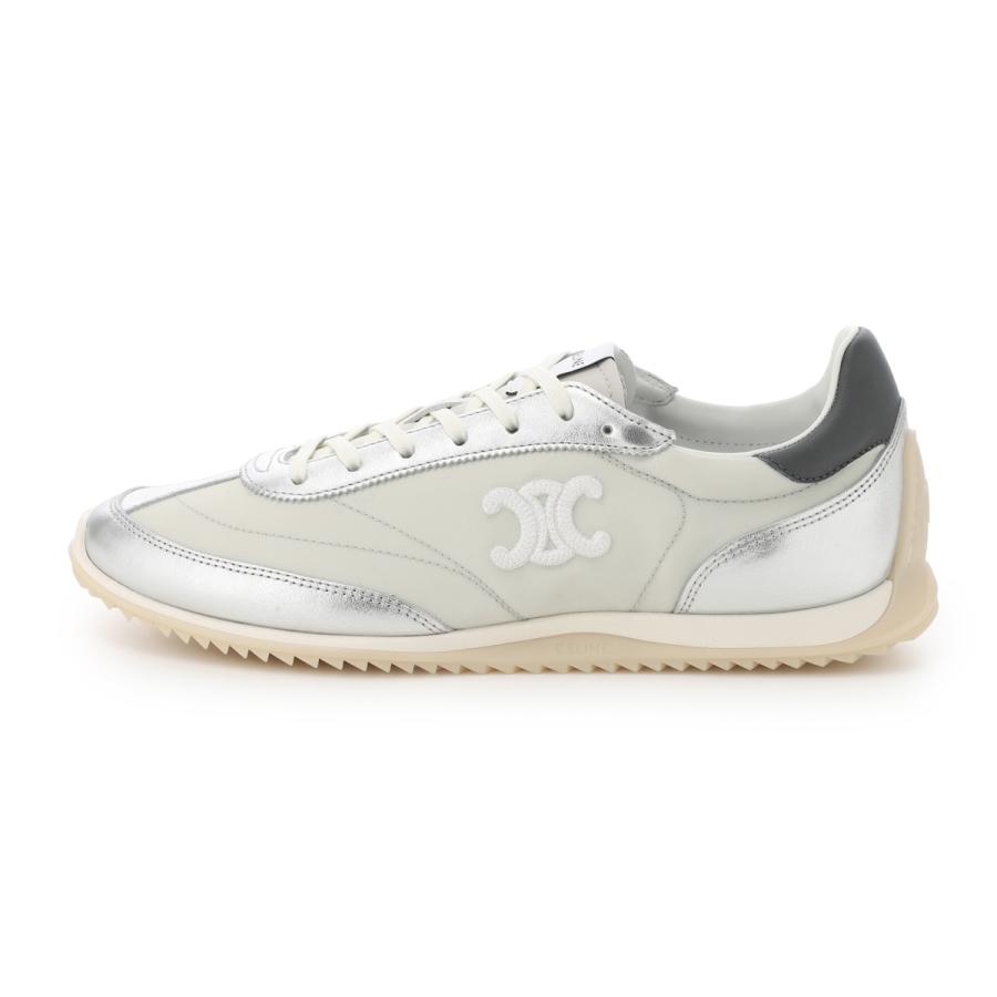 セリーヌ CELINE スニーカー CELINE RACER LOW TOP SNEAKER レーサー 大きいサイズあり グレー レディース 36436-5321c-ghe0の画像