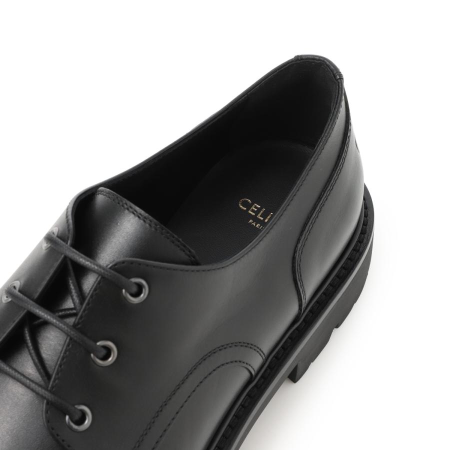 セリーヌ CELINE 外羽根式 シューズ CELINE MARGARET DERBY 35 ダービーシューズ 大きいサイズあり ブラック メンズ 36439-3579c-38noの画像