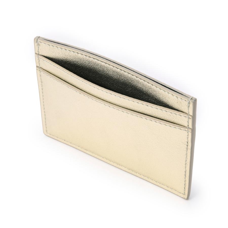SAINT LAURENT サンローラン カードケース ゴールド レディース 370778