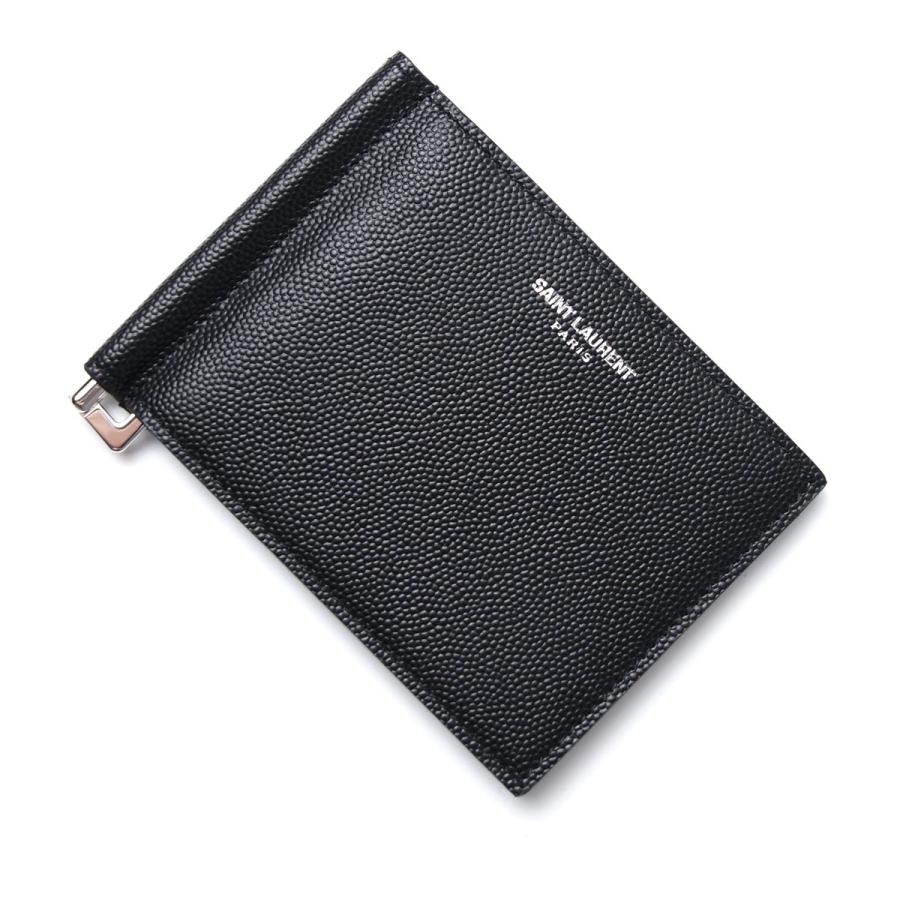 サンローラン SAINT LAURENT マネークリップ ブラック メンズ 378005 