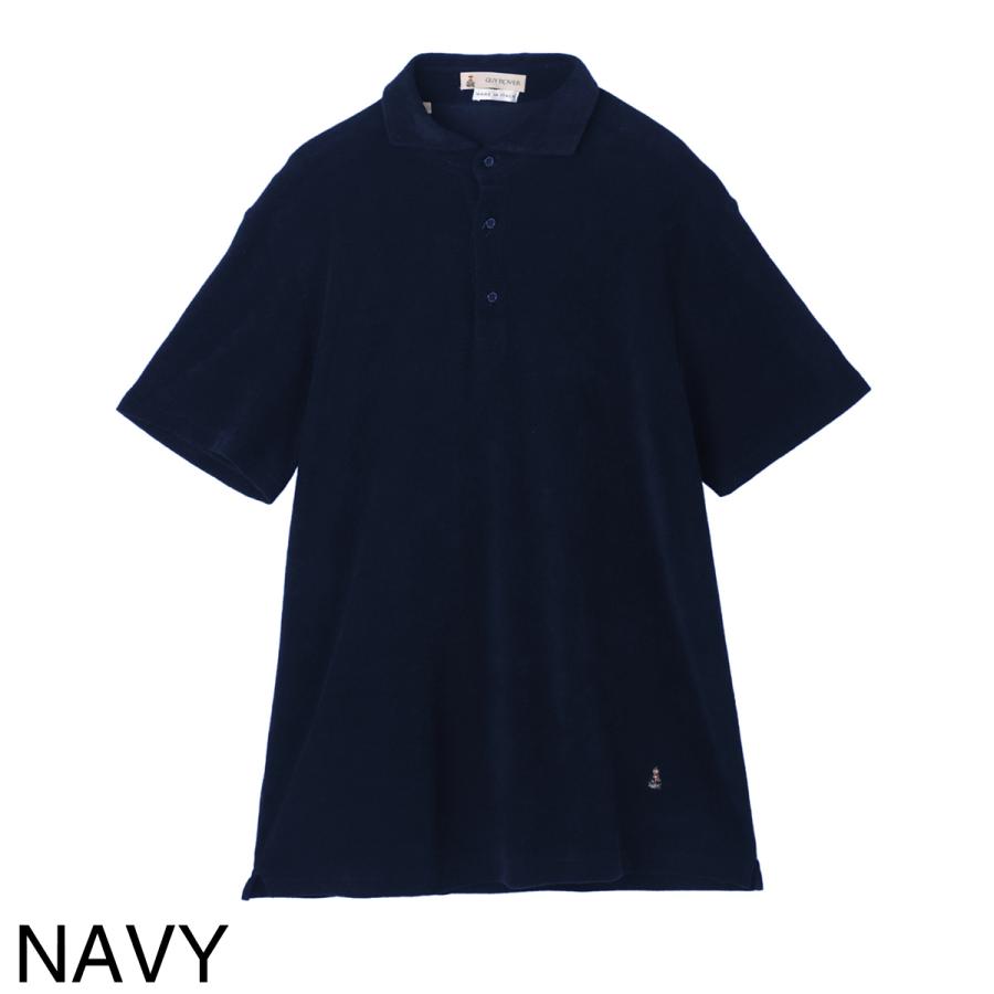 GUY ROVER（ギローバー） 半袖ポロシャツ JERSEY ワイドカラー