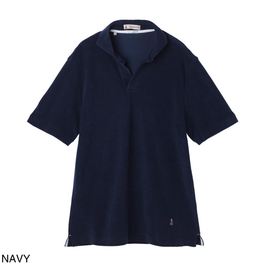 GUY ROVER（ギローバー） 半袖ポロシャツ JERSEY スキッパーポロシャツ