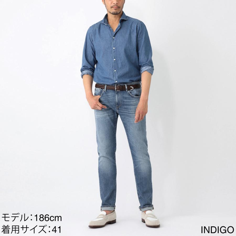 GUY ROVER ギローバー デニムシャツ WASH ホリゾンタルカラー