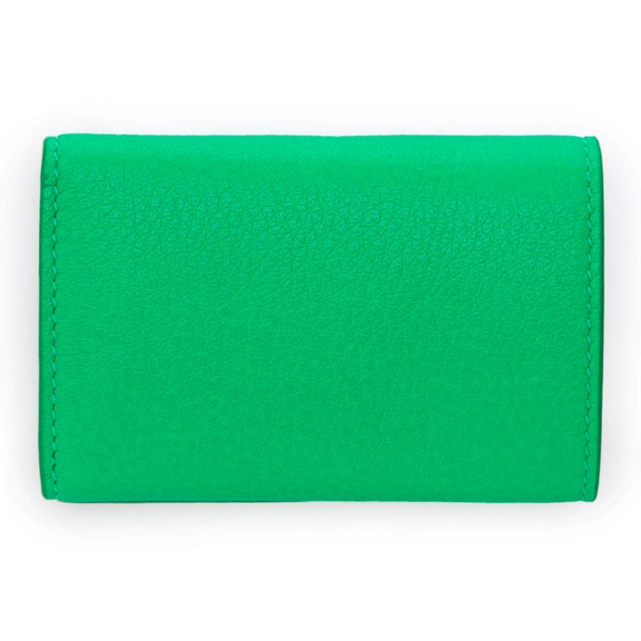 公式 バレンシアガ Balenciaga Balenciaga 18d3n 3809 レディース グリーン Paper 小銭入れ付き 3つ折り財布 財布 Meorboston Org