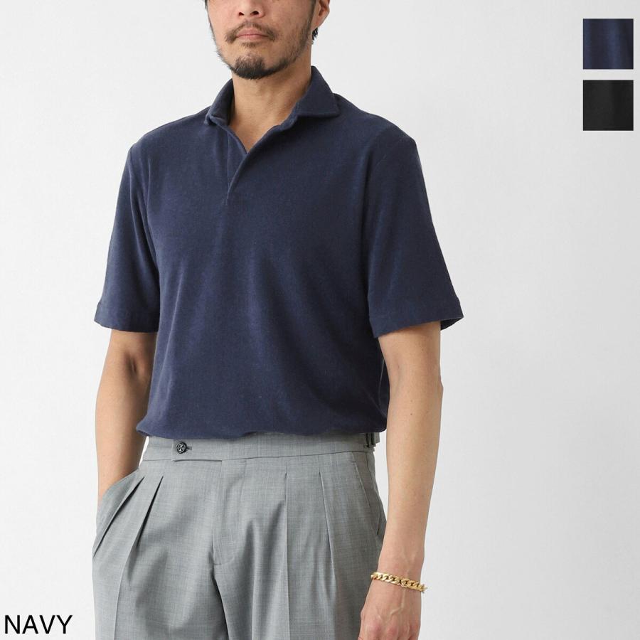 GUY ROVER（ギローバー） 半袖ポロシャツ JERSEY スキッパーポロシャツ
