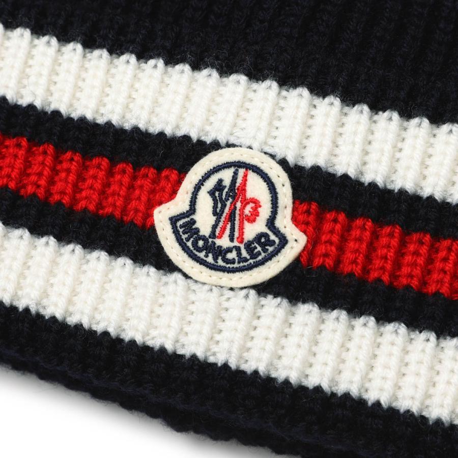 MONCLER モンクレール ニットキャップ ビーニー ブルー 3b00015-m1131 