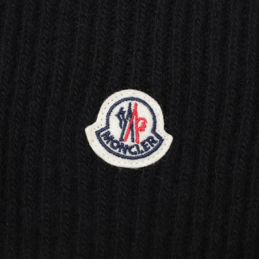 MONCLER（モンクレール） ニットキャップ ビーニー ブラック メンズ