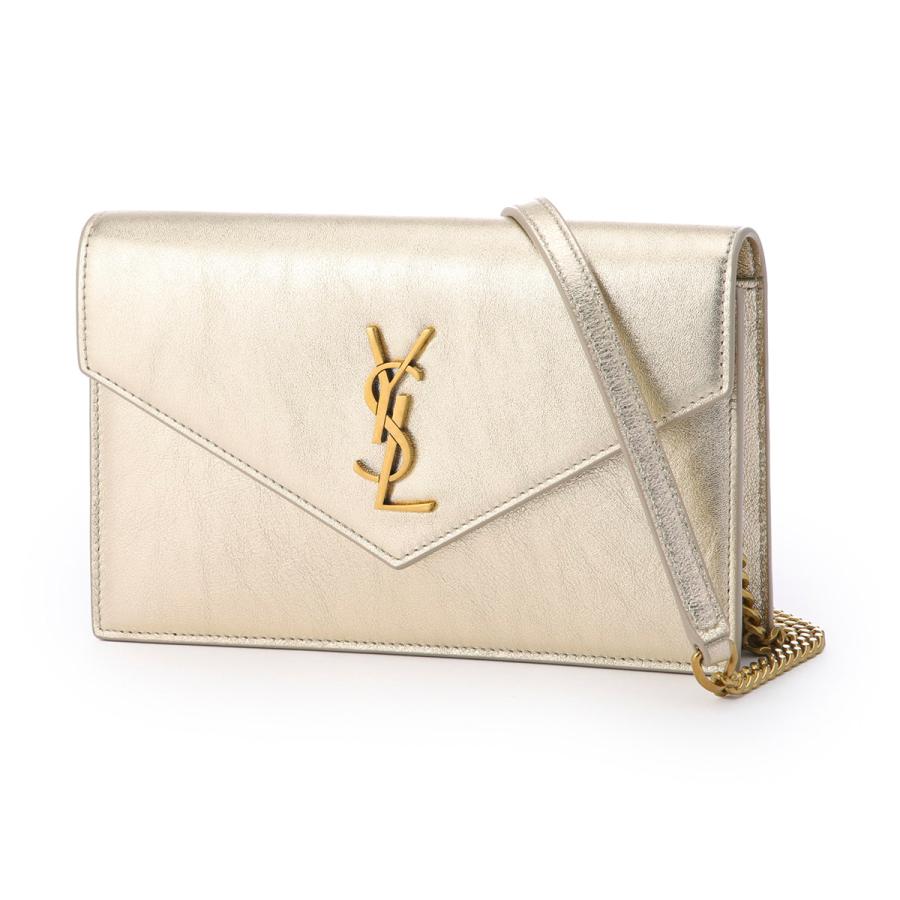 SAINT LAURENT サンローラン 長財布 小銭入れ付き ENVELOPE チェーン