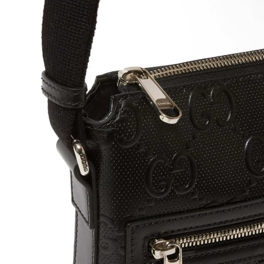GUCCI（グッチ） クロスボディバッグ GG Emboss メッセンジャーバッグ