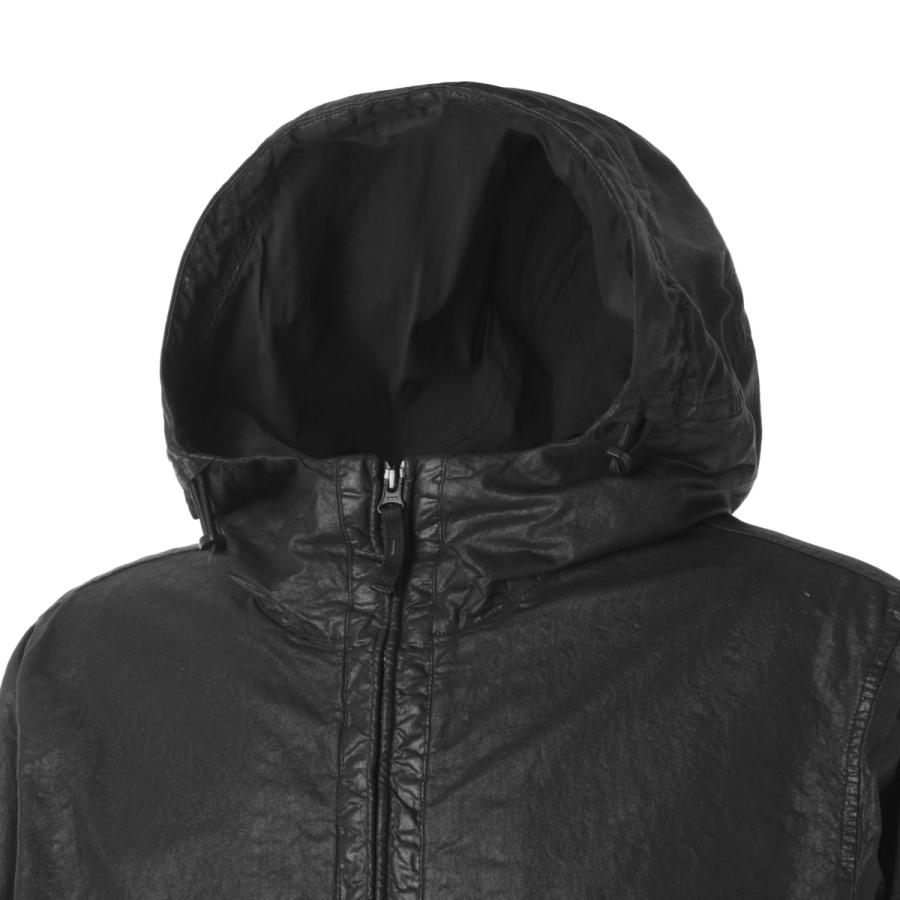 ストーンアイランド STONE ISLAND ナイロンジャケット 4100053 ORGANIC-LOOK NYLON PANAMA-TC フーデッド ジャケット ブラック メンズ l1s154100053-s0069-v0029の画像