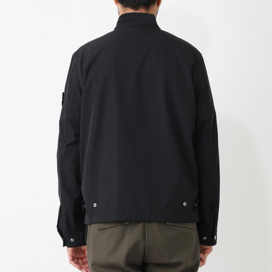 【美品】ストーンアイランドSTONE  コットン ブルゾン　ブラック ストーンアイランド STONE ISLAND ブルゾン 43734 BIO RASO WITH BIO