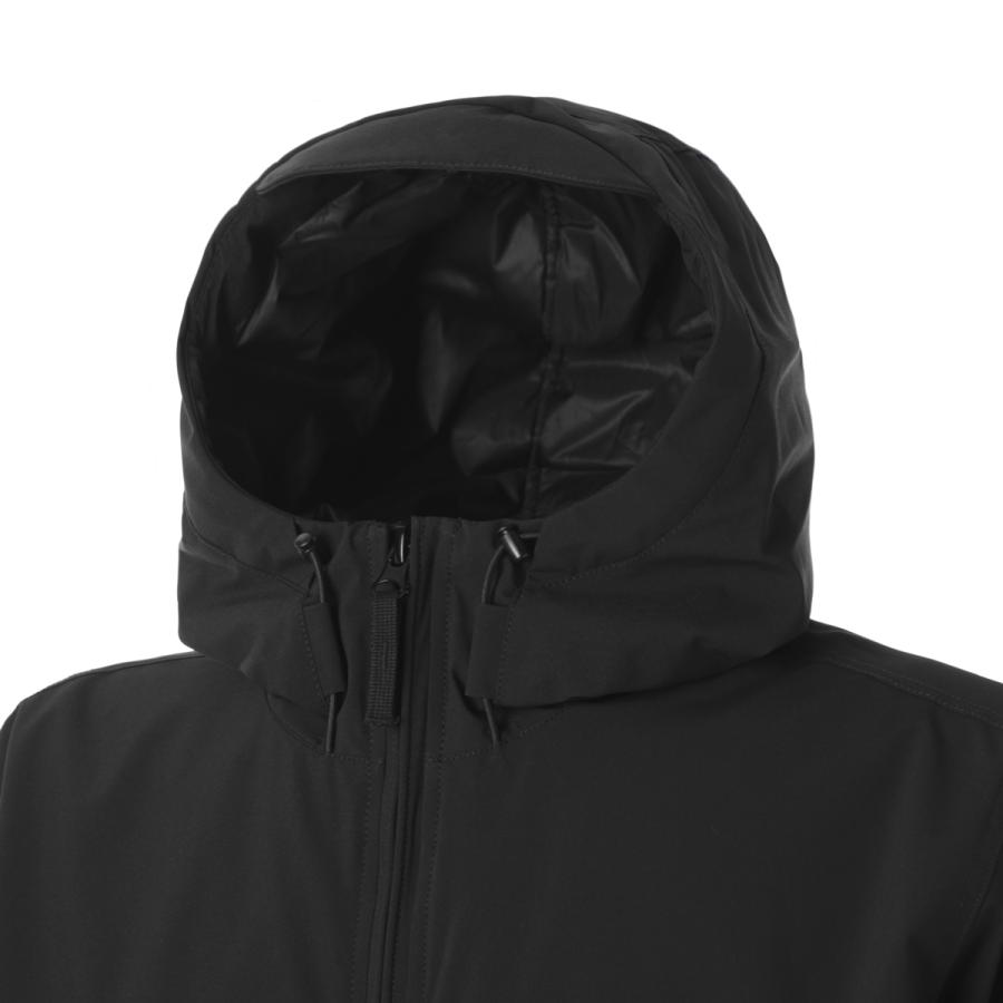 ストーンアイランド STONE ISLAND 中綿入り ブルゾン 4100108 SOFT SHELL-R_E.DYE TECHNOLOGY フーデッド ジャケット ブラック メンズ l1s154100108-s0a27-v0029の画像