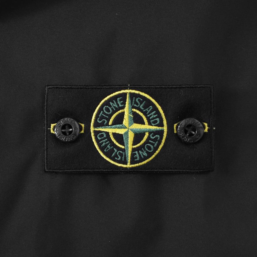 ストーンアイランド STONE ISLAND 中綿入り ブルゾン 4100108 SOFT SHELL-R_E.DYE TECHNOLOGY フーデッド ジャケット ブラック メンズ l1s154100108-s0a27-v0029の画像