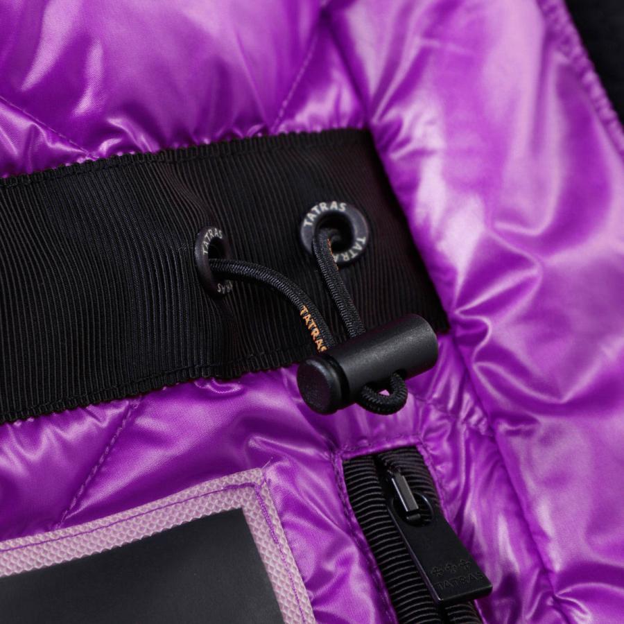 大きいサイズ05✨タトラス ELEMEDEAダウン モッズコート ブラックピンク TATRAS（タトラス） ダウンジャケット TATRAS ELEMEDEA エレメデア