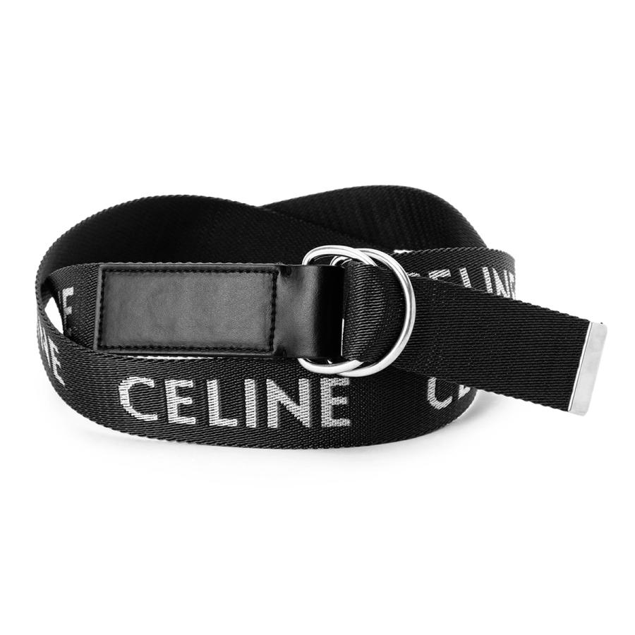 CELINE セリーヌ ナイロンベルト ブラック メンズ 45avs-2aeo-38si 