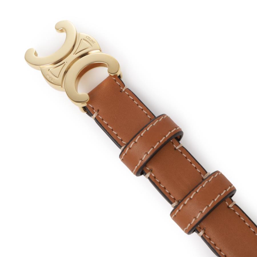 CELINE（セリーヌ） ベルト SMALL 18MM ブラウン レディース : モダン
