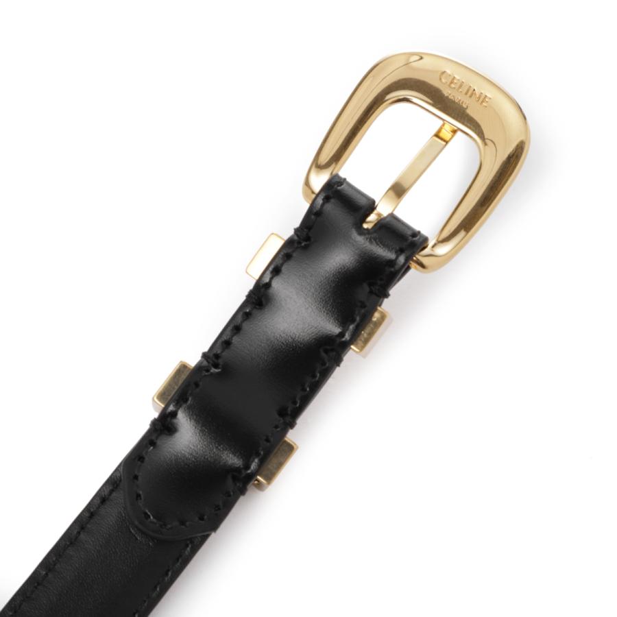 CELINE / セリーヌ | フィービー期 レザー切替 ベルクロ ベルト | M | ブラック/ダークブラウン | レディース CELINE / セリーヌ | フィービー期 レザー切替 ベルクロ ベルト | M