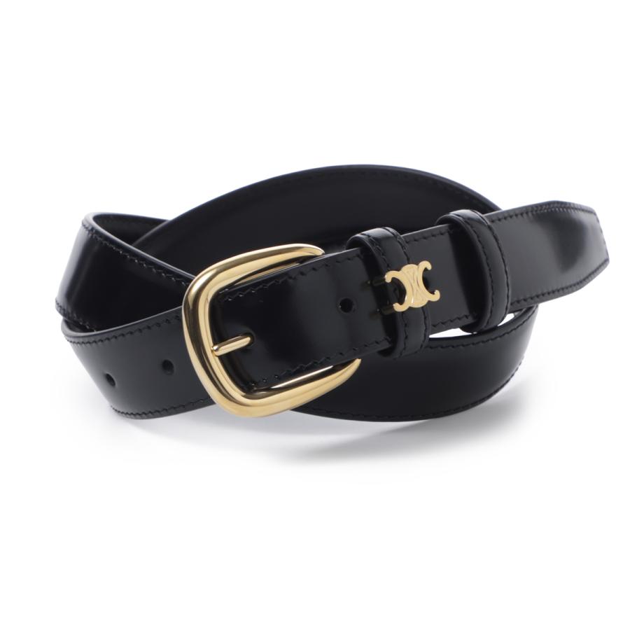 CELINE（セリーヌ） ベルト MEDIUM 25MM VIVIENNE BELT ブラック
