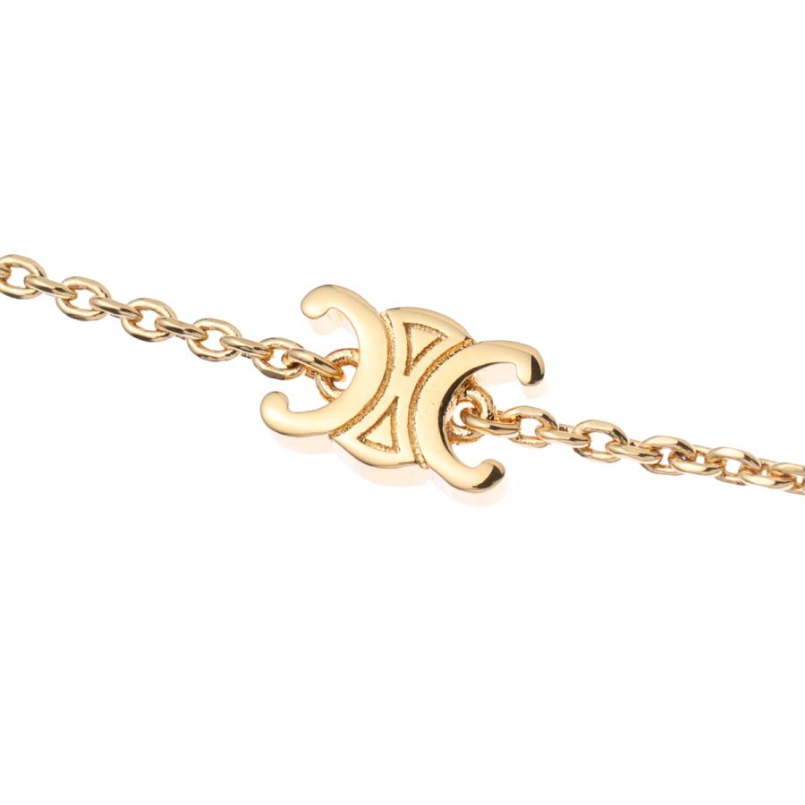 CELINE（セリーヌ） ネックレス MINI TRIOMPHE NECKLACE ゴールド 