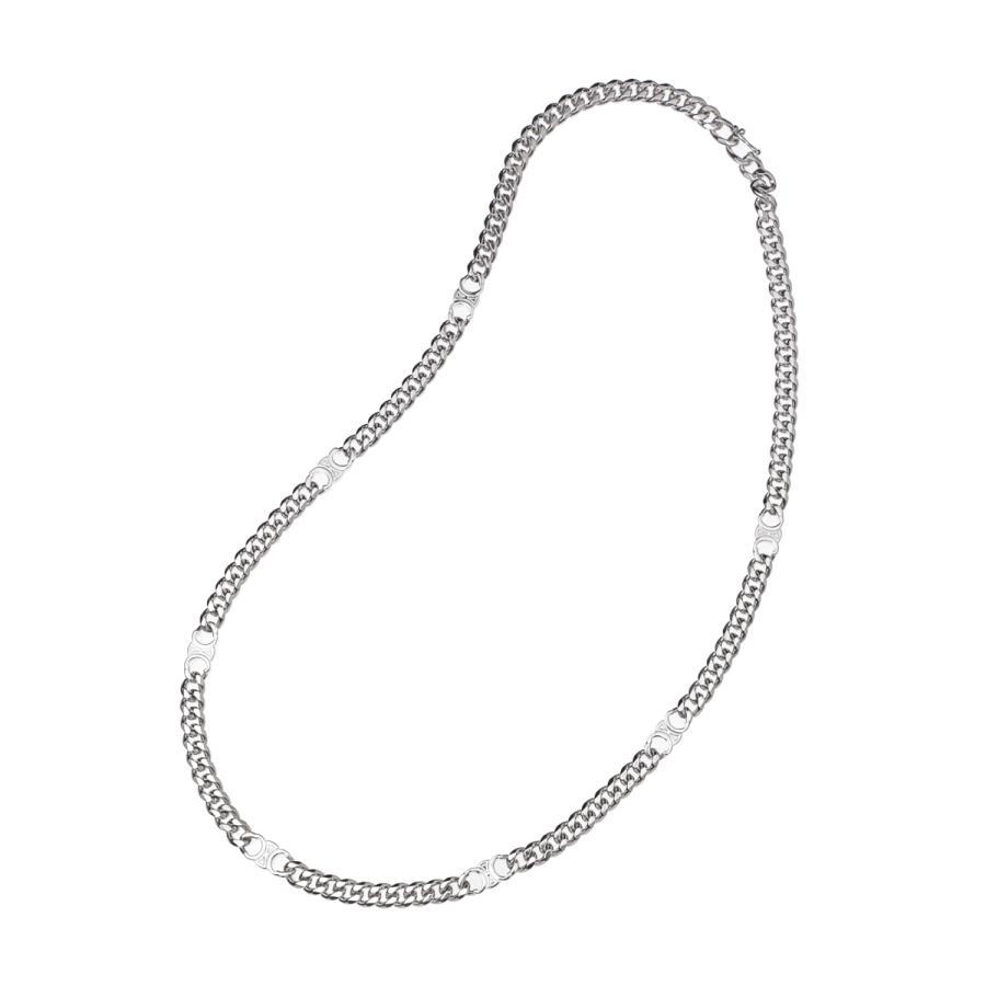 CELINE（セリーヌ） ネックレス SMALL GOURMETTE NECKLACE シルバー