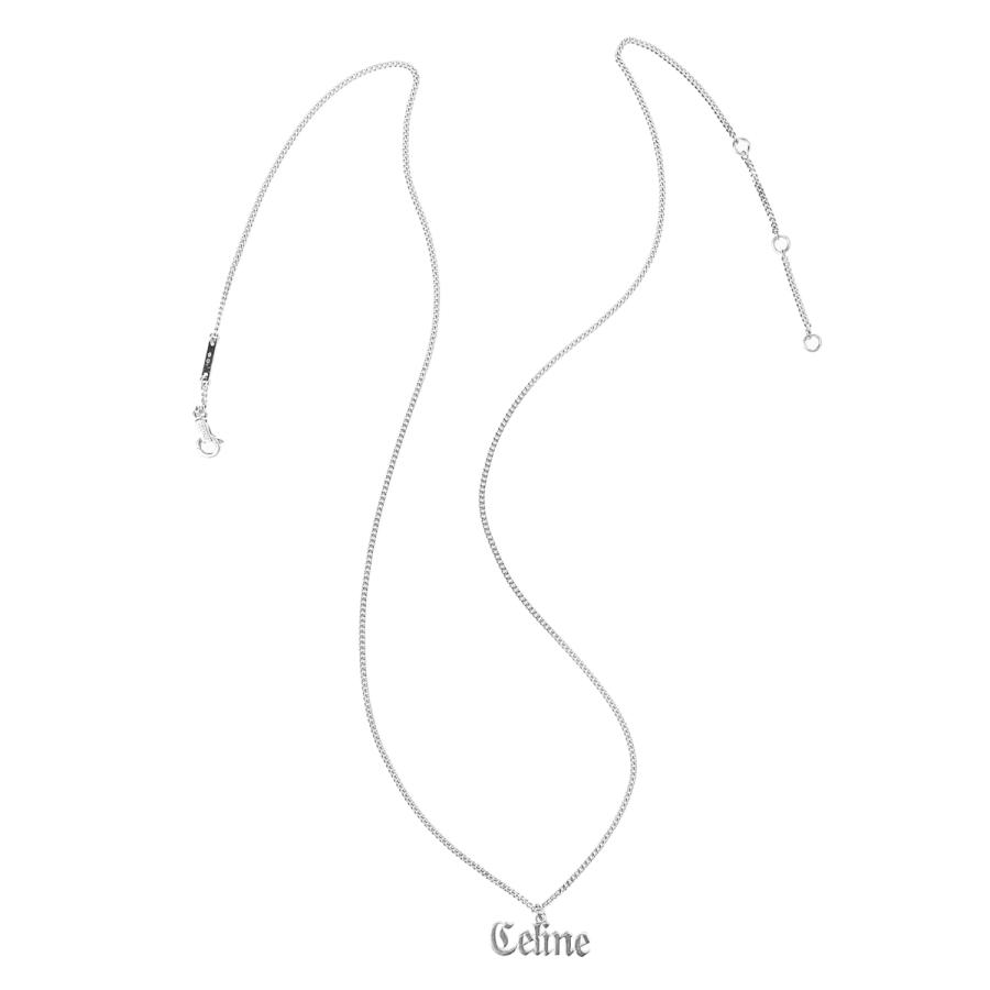 CELINE セリーヌ ネックレス GOTHIC NECKLACE シルバー メンズ