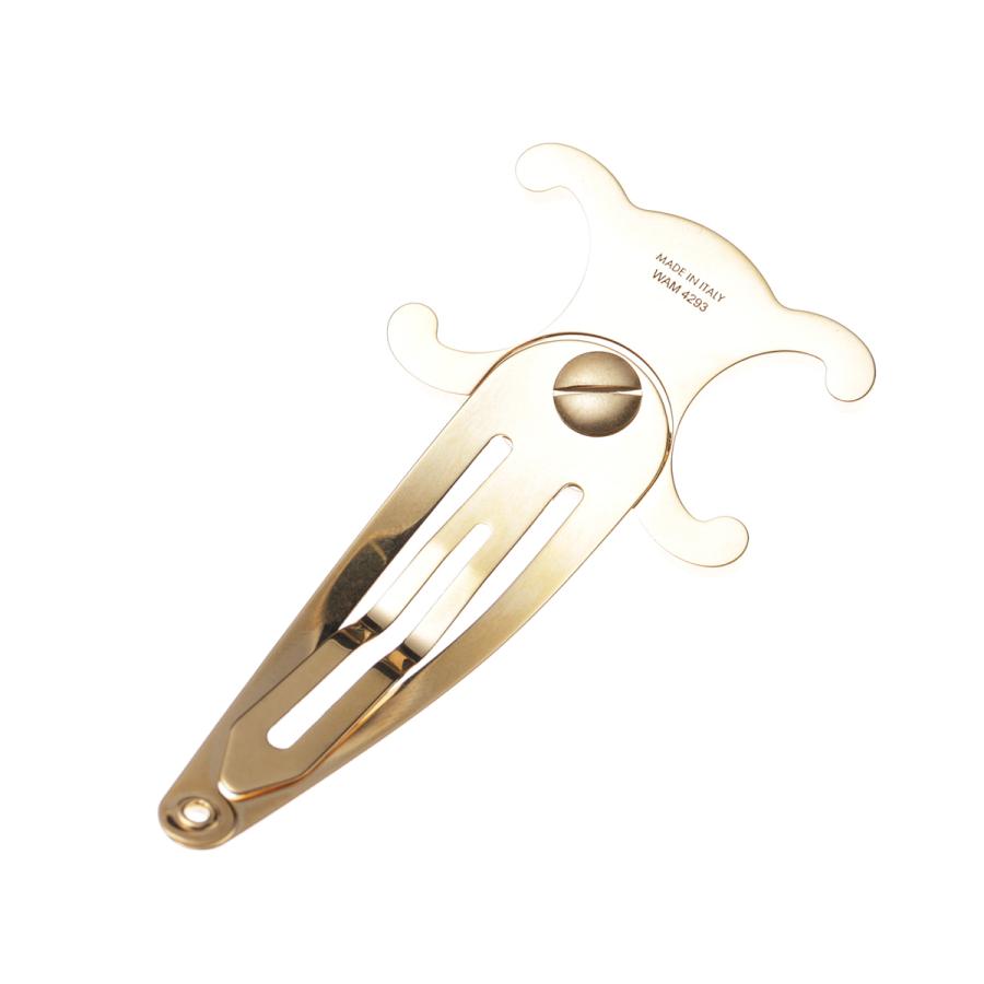 セリーヌ CELINE ヘアクリップ 2点セット SNAP HAIR CLIPS ゴールド レディース 46z65-6bsl-35orの画像
