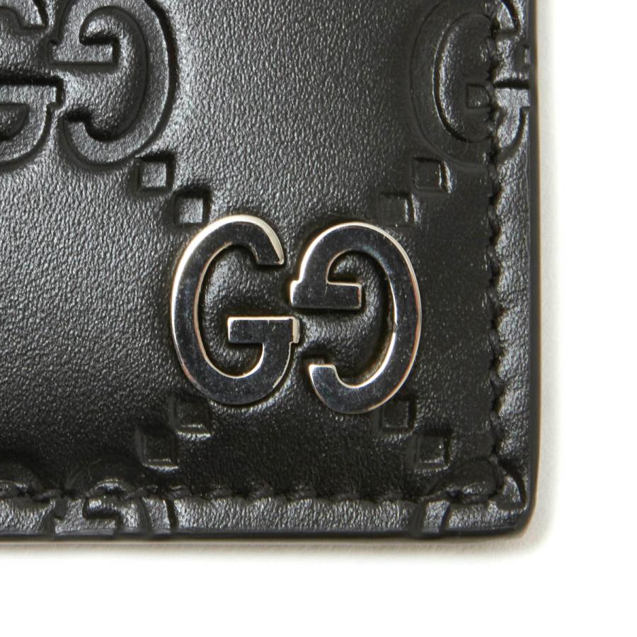 GUCCI グッチ ケース GG ブラック 黒 中古本物 GUCCI 並行輸入 グッチ カードケース マイクログッチシマ 544474
