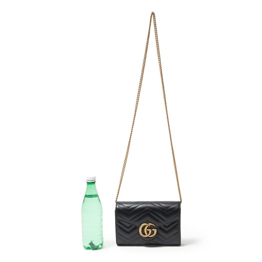 GUCCI（グッチ） ショルダーバッグ GG Marmont ブラック レディース