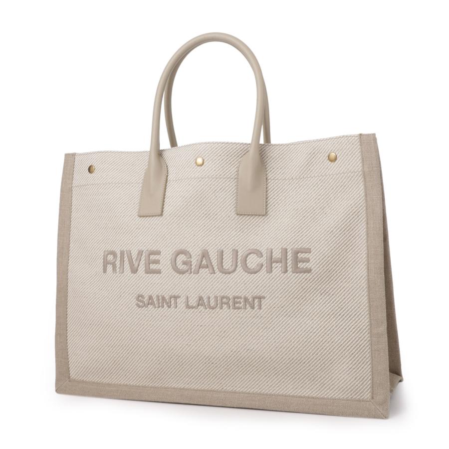 ほぼ未使用 サンローラン リヴゴーシュ ラフィア トートバッグ ベージュ SAINT LAURENT サンローラン トートバッグ RIVE GAUCHE リヴ ゴーシュ