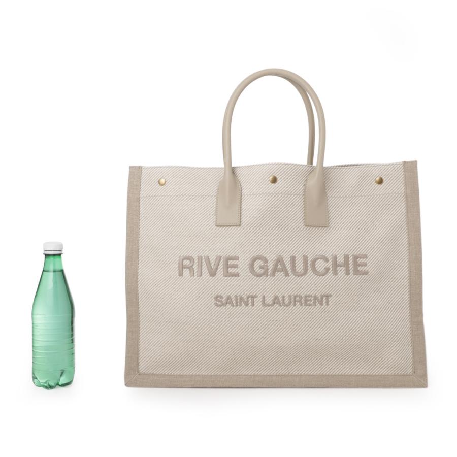 ほぼ未使用 サンローラン リヴゴーシュ ラフィア トートバッグ ベージュ SAINT LAURENT サンローラン トートバッグ RIVE GAUCHE リヴ ゴーシュ