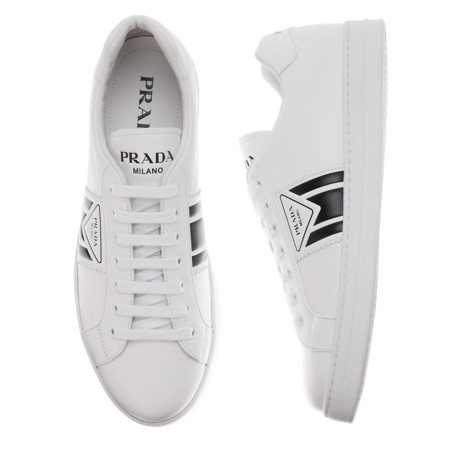 プラダ Prada スニーカー Vitello Soft 10 大きいサイズあり ホワイト メンズ 4e3544 3l8u F0964 4e3544 3l8u F0964 モダンブルーyahoo 店 通販 Yahoo ショッピング
