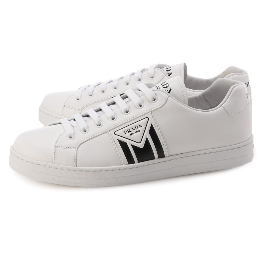 プラダ Prada スニーカー Vitello Soft 10 大きいサイズあり ホワイト メンズ 4e3544 3l8u F0964 4e3544 3l8u F0964 モダンブルーyahoo 店 通販 Yahoo ショッピング