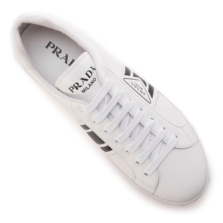 プラダ Prada スニーカー Vitello Soft 10 大きいサイズあり ホワイト メンズ 4e3544 3l8u F0964 4e3544 3l8u F0964 モダンブルーyahoo 店 通販 Yahoo ショッピング