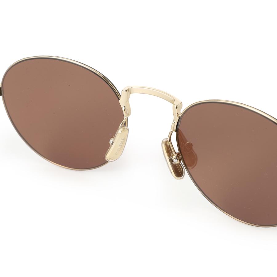 CELINE（セリーヌ） サングラス METAL FRAME 28 ボストン ブラウン