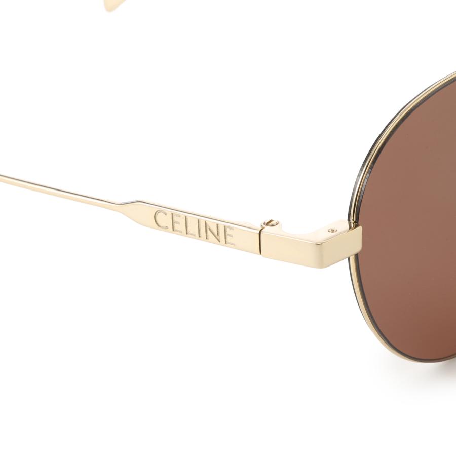 CELINE（セリーヌ） サングラス METAL FRAME 28 ボストン ブラウン